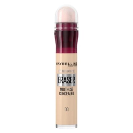 Maybelline Concealer Instant Anti Age Eraser Eye, Dark Circles and Blemish, Ultra Blendable Formula Dermatologist Tested & Suitable for Sensitive Skin 00 Ivory
