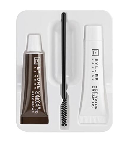 Eylure Dybrow Permanent Tint for Brows Dye Kit Dark Brown