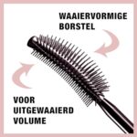 Maybelline New York, Volume Mascara, Lash Sensational, Colour: Very Black, 9.5 mL