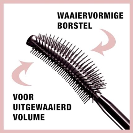 Maybelline New York, Volume Mascara, Lash Sensational, Colour: Very Black, 9.5 mL