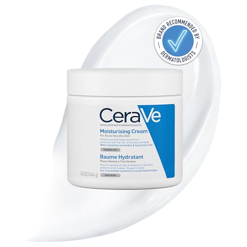 CeraVe Moisturising Face and Body Cream with Hyaluronic Acid and 3 Essential Ceramides for Dry to Very Dry Skin 454g?