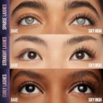 Maybelline New York Lash Sensational Sky High Mascara, Volumising & Lengthening Mascara, Washable Flake-Free Formula Infused with Bamboo Extract & Fibres, 7 ml, Shade: 01, Very Black