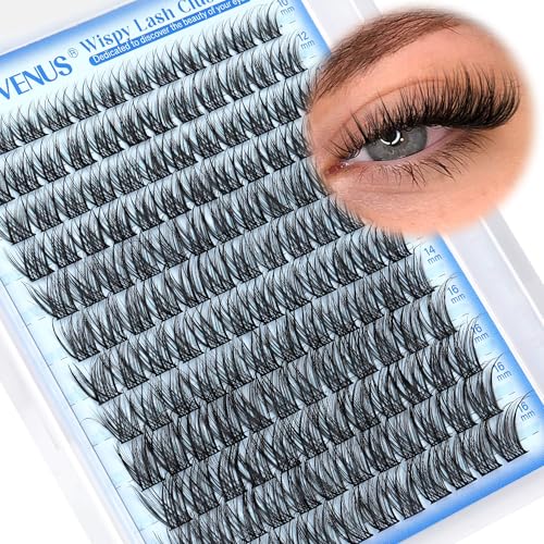 Wispy Cluster Lashes Individual Cluster Natural Individual Eyelashes DIY Eyelash Clusters D Curl Russian Eyelashes Cluster Invisible Band Lash Extensions Light Eyelash Individuals