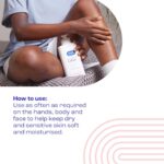 E45 Moisturising Lotion 500 ml for Dry & Sensitive Skin – Long-Lasting Hydration Protect from Dryness, Reduce Redness – Dermatological Body Moisturiser Lotion – Body Lotion – Daily Moisturiser