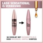Maybelline New York, Volume Mascara, Lash Sensational, Colour: Very Black, 9.5 mL