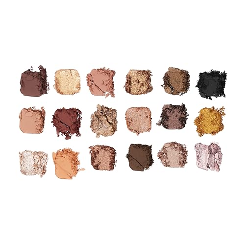 Revolution Beauty, Forever Flawless Eyeshadow Palette, 18 Pigmented Makeup Shades of Mattes & Shimmers, Vegan & Cruelty-Free, Bronze Temptation