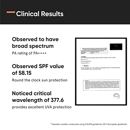 Minimalist Sunscreen SPF 50 Lightweight, No White Cast, Broad Spectrum PA ++++, Acne Safe| For Men & Women, 50 g (Pack of 1)