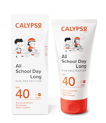Calypso All School Day Long Sun Lotion SPF 40 | 150ml | Water Resistant Sunscreen