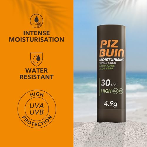 Piz Buin Moisturising Sun Lipstick SPF 30, 4.9g