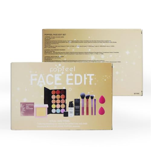 FantasyDay All-in-one Makeup Gift Sets | Full Make up Kit for Women Girls Xmas Essential Bundle Include Eyeshadow Palette Lipstick Blush Concealer Face Powder Eyeliner Lipgloss Mascara Eyebrow Pencil