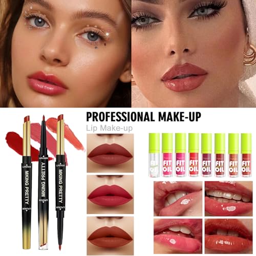Makeup set, Cosmetic Make Up Kit With Storage Bag Portable Travel Make Up Palette Eyeshadow Foundation Lip Gloss Full kit makeup set for Teenage & Adults (A2-UK)