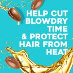 OGX Argan Oil of Morocco Shine+ Heat Protection Spray, Protects Hair from Heat Damage Caused by Blow Drying and Styling Tools, 177ml