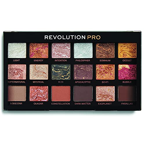 Revolution Beauty London Pro, Regeneration, Eyeshadow Palette, Astrological, 18 Shades, 14.4g