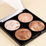 Makeup Revolution Cheek Kit, Face Bronzer & Highlighter Palette, Highly Pigmented Shimmer Formula, 4 Shades, Don’t Hold Back, 8.8g
