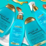 OGX Argan Oil of Morocco Shine+ Heat Protection Spray, Protects Hair from Heat Damage Caused by Blow Drying and Styling Tools, 177ml