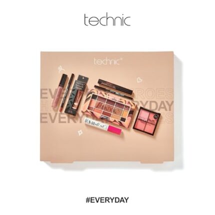 Technic Enamoured Full Face Cosmetic 8 Piece Gift Set – Full Size Products for Eyes, Face & Lips – Perfect for Makeup Lovers – Vegan & Cruelty Free